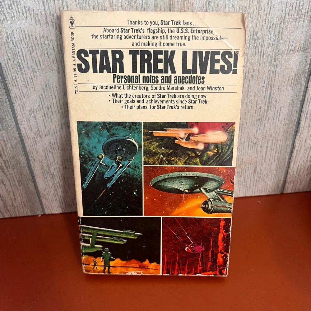 Star Trek Lives! Personal Notes and Anecdotes 1975 Bantam Paperback Vintage Book